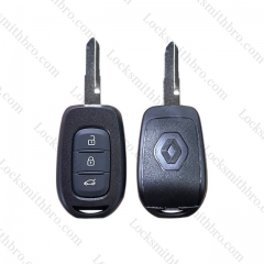 3 Button T-Renault Remote Key Shell with Logo