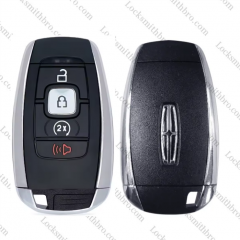 4 button T-Lincoln smart car key shell with logo