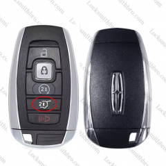 5 button T-Lincoln smart car key shell with logo（SUV）