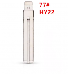 LockSmithbro Car Remote Blank Flid Folding Car Key Uncut Blade 77# For Kia 7T14 ForHyundai Verna IX35 ForToyota Crown TOY40/TOY48 Blade