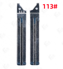 LockSmithbro 113# Original Replacement Flip Remote Key Blade Car Key Blank ForToyota Flip Remote Key (2014 Year)