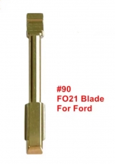 LockSmithbro Car Remote Uncut Key Blade FO21 90# For Ford Focus Mondeo J-aguar XJ8 KD VVDI Flip Remote Key Replacement