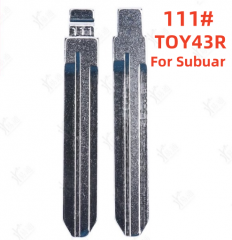 LockSmithbro KD Remote Key Blade Uncut Blank Blade 111# TOY43R blade for Subaru XV Auto Replacement Parts