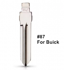 LockSmithbro Metal #87 KD VVDI Blade For Buick LaCrosse Remote Key Blade For KD VVDI Flip Remote NO.87 Blade Locksmith Tool