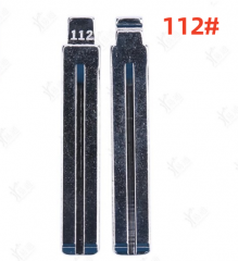 LockSmithbro Car Remote Key Blade 112# For KIA K3 K5 Santa Fe ForHyundai IX45 IX35 Flip Folding Remote Blade