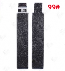 LockSmithbro 99# Replacement Flip Remote Key Blade Car Key blank ForPeugeot 508 2008 3008 Flip Remote Key With Groove.NO.99 DS Model