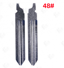 Original #48 Metal Blank Uncut Flip Remote Key Blade For N-issan