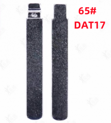 LockSmithbro 65# DAT17 Uncut Flip Metal Key Blade DAT17FH for Subaru for KD Keydiy Xhorse VVDI Remotes Universal