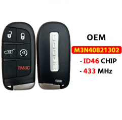 OEM Dodge（SUV） 5Button smart key 433Mhz ID46 FCC：M3N-40821302