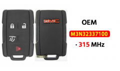 OEM  4-Button Keyless Entry Remote 315Mhz M3N-32337100  for 2015 - 2018 GMC Yukon / Yukon XL