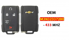 OEM  5-Button Keyless Entry Remote 433Mhz M3N-32337200  for 2019 - 2022 Chevrolet Silverado