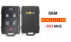 OEM  6-Button Keyless Entry Remote 433Mhz M3N-32337200  for Chevrolet keys