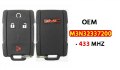 OEM  4-Button Keyless Entry Remote 433Mhz M3N-32337200  for 2019 - 2020 GMC T-Sierra