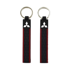M-itsubishi  Silicone Keychain