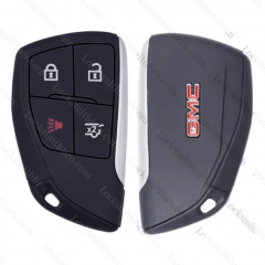 4 button GMC smart car Key Shell with logo