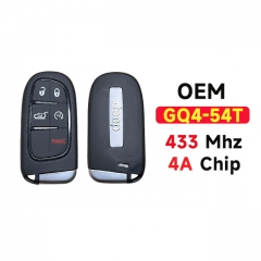 OEM 5-Button Smart Key GQ4-54T 4A Chip For 2014-2021 Jeep Cherokee