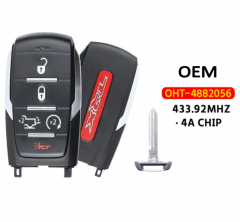 OEM  5-Button Smart Key  433Mhz 4A Chip OHT-4882056 For  2023 Dodge Ram 1500 TRX