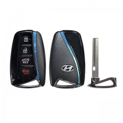 LockSmithbro 4 Button ForHyundai Smart Remote Key Shell With Logo