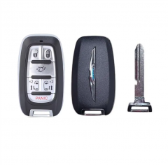 6Button TChrysler smart key shell with logo
