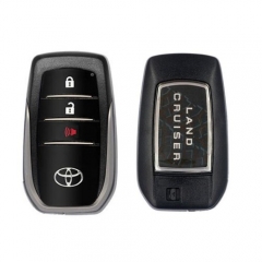 3Button T-Toyota smart Key Shell with Logo