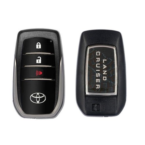 3Button T-Toyota smart Key Shell with Logo