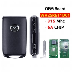 OEM Board 3Button Smart  Key 315MHz 6A CHIP WAZSKE11D01 SKE11D-01 For Mazda 3 CX30 CX-30 2019 2020 2021 2022