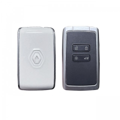 4 Button T-Renault Smart key shell with logo