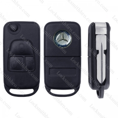 LockSmithbro 3 Button Mercedes Benz Remote Key Shell With Logo