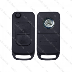LockSmithbro 2 Button Mercedes Benz Remote Key Shell With