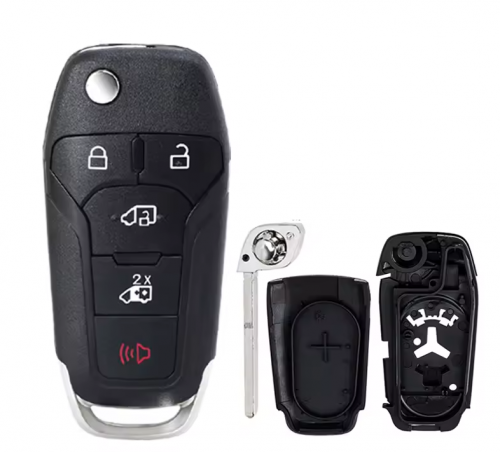 5Button Ford remote key shell with logo