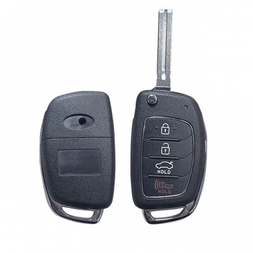 LockSmithbro 3+1 Button T-Hyundai Remote Key Shell With Logo