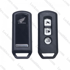 3Button Honda moto key shell with logo