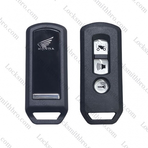 3Button Honda moto key shell with logo