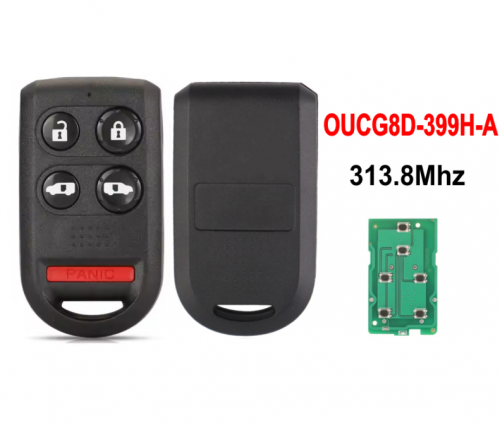 5Button remote key 313.8Mhz FCCID:OUCG8D399HA for Honda -Odyssey EX EXL 2005-2010