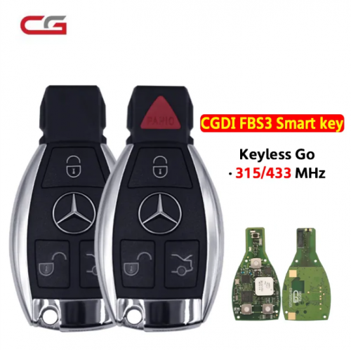 CGDI One Start Keyless Go 315Mhz/433Mhz MB FBS3 Smart Remote Key For Mercedes-Benz W164 W166 W216 W221 W251 CGDI MB Programmer