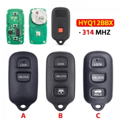 2+1/3+1 Buttons Remote Key 314.4Mhz HYQ12BBX For T-Toyota Celica Echo FJ Cruiser Highlander Prius RAV4 Tacoma Yaris