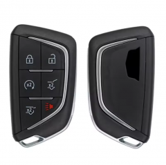 T-Cadillac 5-Button smart key shell with Logo