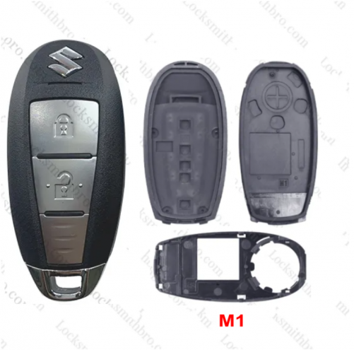 2Button T-Suzuki smart key shell with Logo（Model：M1）