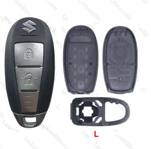 2Button T-Suzuki smart key shell with Logo （Model：L）