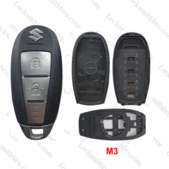 2Button T-Suzuki smart key shell with Logo（Model：M3）