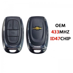 Original 3Button Chevrolet smart Key 433Mhz ID47 chip For Chevrolet keys