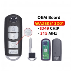 OEM Board Smart Remote Car Key With 4 Buttons FSK 315MHz 49 Chip for Mazda SUV CX-9 CX5 2016 2017 2018 Fob WAZSKE13D01（SUV）