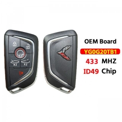 OEM  Board 6Button smart key 433Mhz ID49 YG0G20TB1 for 2020-2022 Chevrolet Corvette C8
