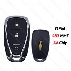 Original Chevrolet 3Button Smart  Key  433Mhz 4A chip