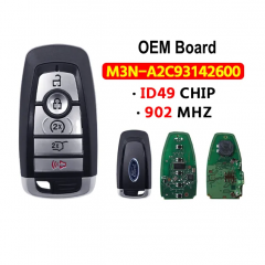 OEM Board 5Button smart key  902Mhz ID49 Chip M3N-A2C93142600 For 2018-2023 Ford