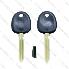 LockSmithbro Left Blade With Logo For T-Hyundai Transponder Key Shell Case