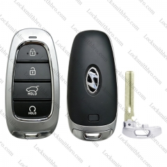 4 Button For T-Hyundai Remote Key Shell With Logo