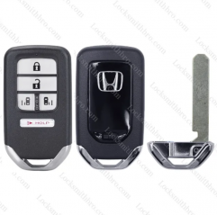 4+1Button Honda smart key shll with logo