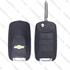 2Button Chevrole remote key shell with logo