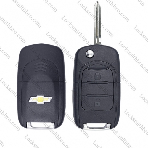 2Button Chevrole remote key shell with logo